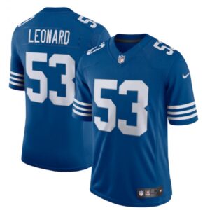 68615edd11be9_1 Men's Indianapolis Colts #53 Darius Leonard Royal 2021 Limited Stitched Jersey