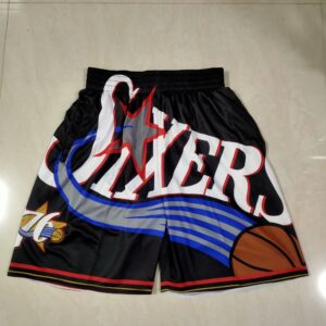 68615edfcac67_1 Philadelphia 76ers Black Shorts