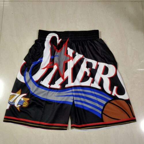 68615edfcac67_1 Philadelphia 76ers Black Shorts
