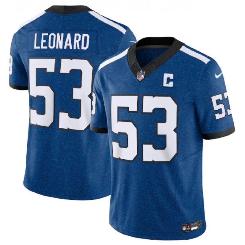 68615ee2a7612_1 Men's Indianapolis Colts #53 Shaquille Leonard Royal 2023 F.U.S.E. Indiana Nights Limited Stitched Football Jersey