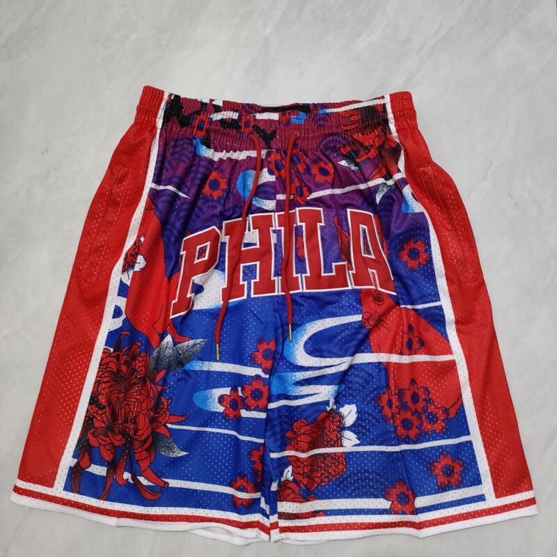 68615ef135d4c_1 Philadelphia 76ers Blue Shorts