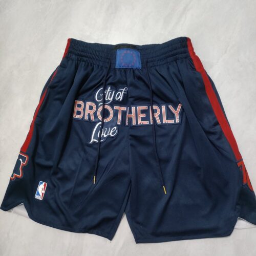 68615ef662d85_1 Philadelphia 76ers Blue Shorts