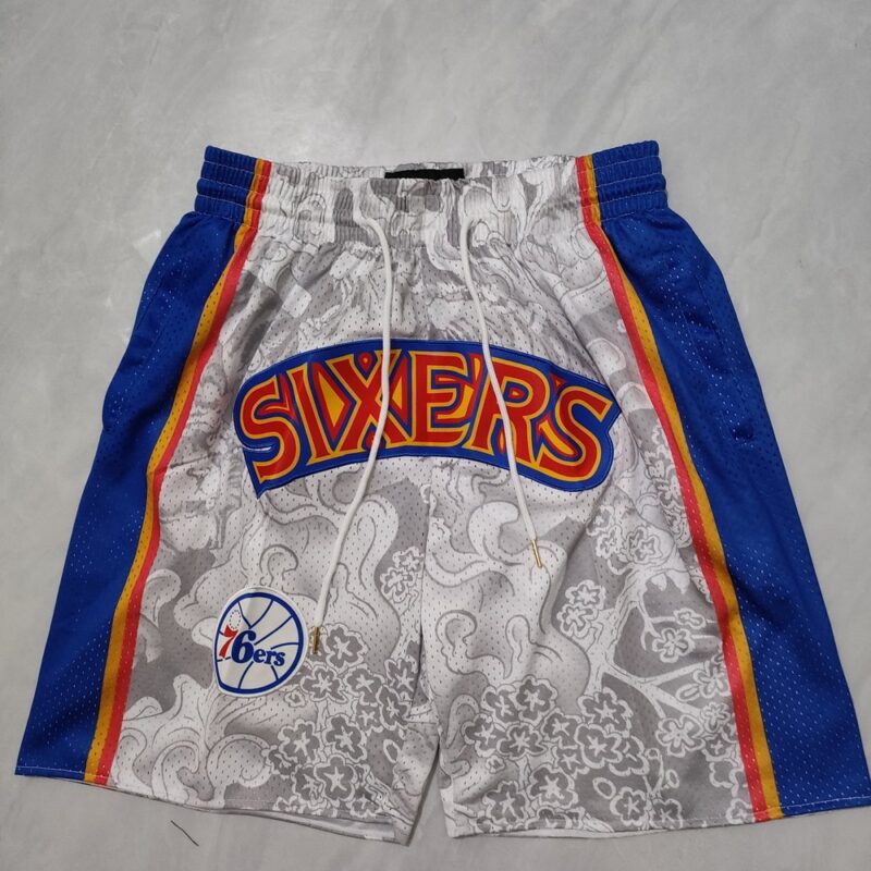 68615ef8dbcb5_1 Philadelphia 76ers Gray Shorts
