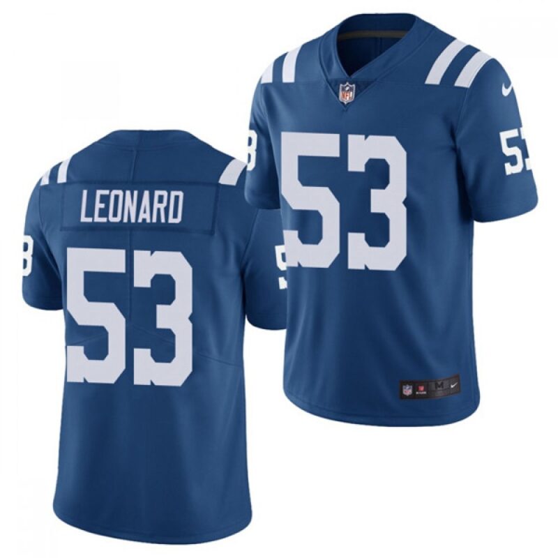 68615ef9e7205_1 Toddlers Indianapolis Colts #53 Darius Leonard Blue Vapor Untouchable Limited Stitched Jersey