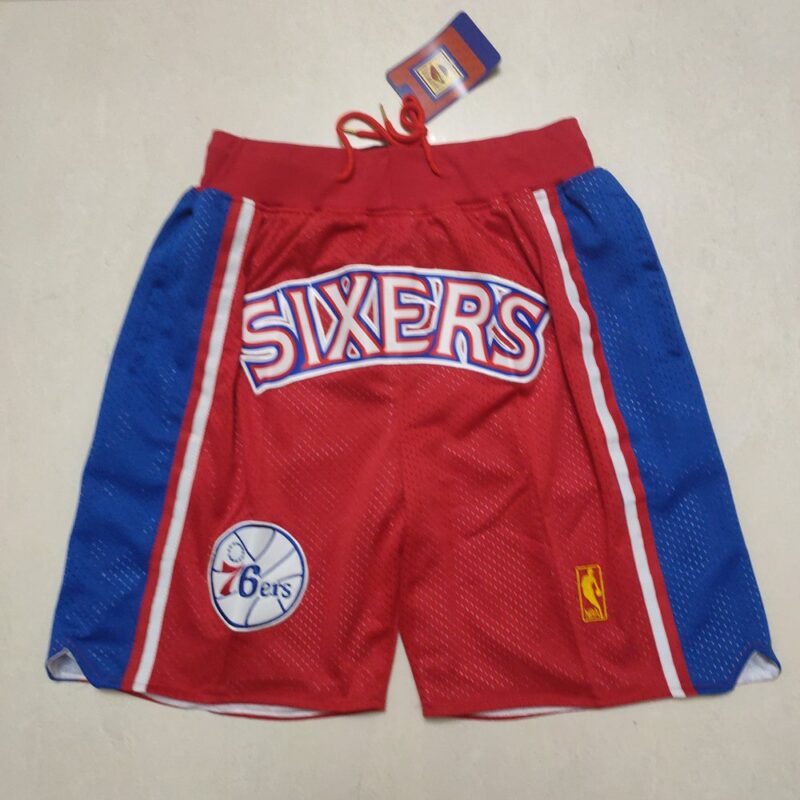 68615efb6c564_1 Philadelphia 76ers Red Shorts
