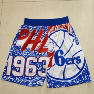 68615f16dcbd5_1 Philadelphia 76ers Blue Shorts