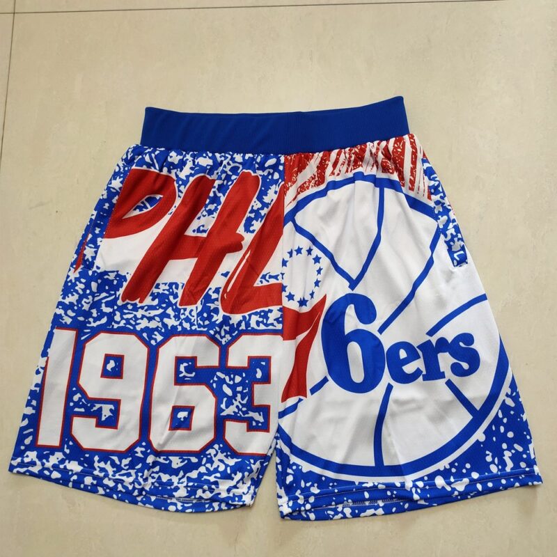 68615f16dcbd5_1 Philadelphia 76ers Blue Shorts