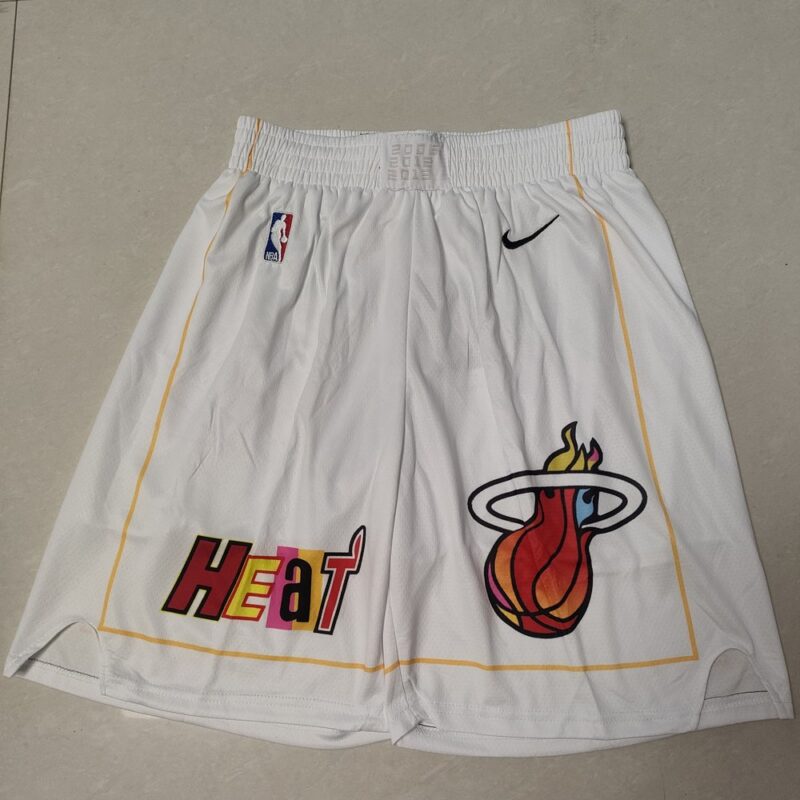 68615f3d3d13c_1 Miami Heat White Shorts