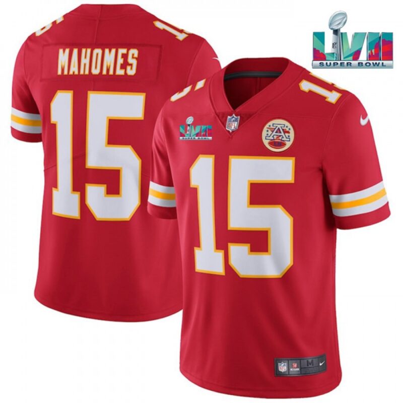68615f4166074_1 Youth Kansas City Chiefs #15 Patrick Mahomes Red Super Bowl LVII Patch Vapor Untouchable Limited Stitched Jersey