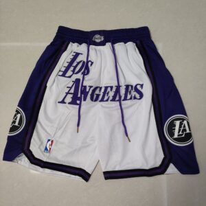 68615f4509c98_1 Los Angeles Lakers White Shorts