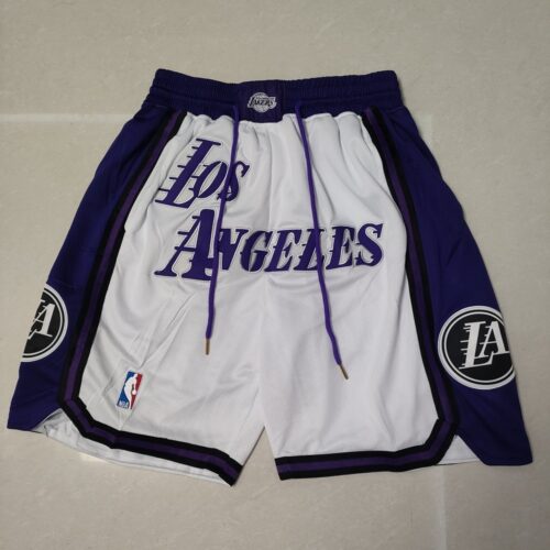 68615f4509c98_1 Los Angeles Lakers White Shorts