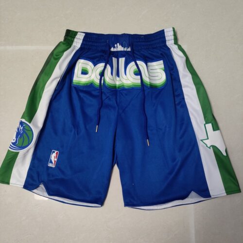 68615f4c743b8_1 Dallas Mavericks Blue Shorts