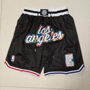 68615f4f23bff_1 LA Clippers Black Shorts