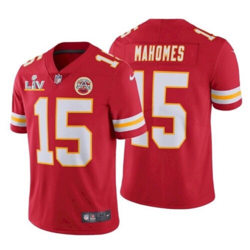 68615f6393b1d_1 Men's Kansas City Chiefs #15 Patrick Mahomes Red 2021 Super Bowl LV Stitched NFL Jersey