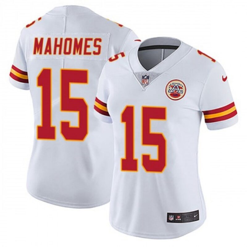 68615f68be1e9_1 Women's Kansas City Chiefs #15 Patrick Mahomes White Vapor Untouchable Limited Stitched Jersey(Run Small)