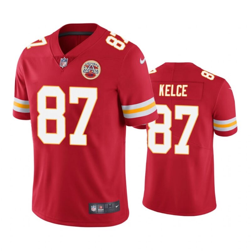 68615f7fecbd2_1 Youth Kansas City Chiefs #87 Travis Kelce Red Vapor Untouchable Limited Stitched NFL Jersey