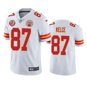 68615f879bfab_1 Men's Kansas City Chiefs #87 Travis Kelce White 2019 60th Anniversary Limited Stitched NFL Jersey