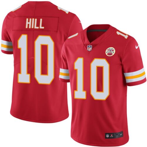 68615fb0a5ff9_1 Chiefs #10 Tyreek Hill Red Men's Stitched NFL Limited Rush Jersey