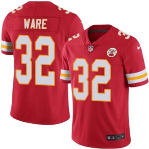 68615fb5b1af1_1 Chiefs #32 Spencer Ware Red Youth Stitched NFL Limited Rush Jersey