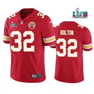68615fb8332bf_1 Youth Kansas City Chiefs #32 Nick Bolton Red Super Bowl LVII Patch Vapor Untouchable Limited Stitched Jersey