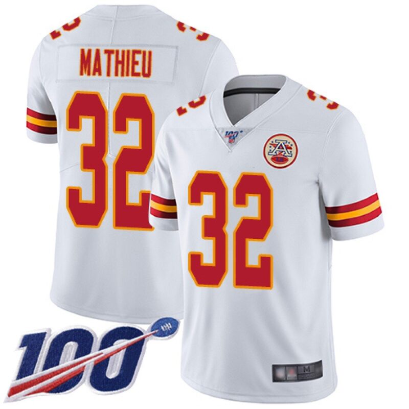 68615fc20083f_1 Men's Kansas City Chiefs #32 Tyrann Mathieu White 2019 100th Season Vapor Untouchable Limited Stitched NFL Jersey