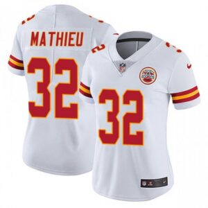 68615fe3c6b91_1 Women's Kansas City Chiefs #32 Tyrann Mathieu White Vapor Untouchable Limited Stitched NFL Jersey(Run Small)