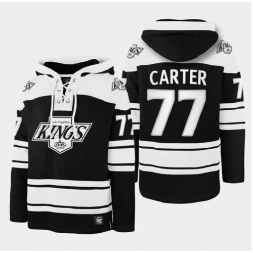 6861604e9b277_1 Men's Los Angeles Kings Custom Black Ageless Must-Have Lace-Up Pullover Hoodie