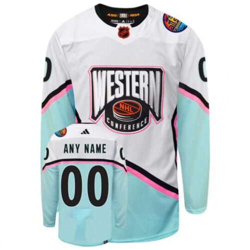 68616053b84fa_1 Men's Colorado Avalanche Custom 2023 All-star Wetern Conference White Stitched Jersey