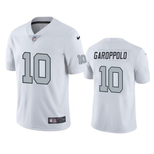 6861605d1376f_1 Men's Las Vegas Raiders #10 Jimmy Garoppolo White Vapor Untouchable Stitched Football Jersey