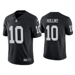 686160624dff2_1 Men's Las Vegas Raiders #10 Mack Hollins Black Vapor Untouchable Limited Stitched Jersey