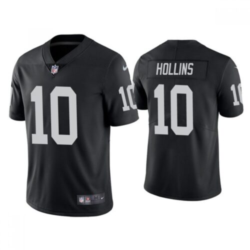 686160624dff2_1 Men's Las Vegas Raiders #10 Mack Hollins Black Vapor Untouchable Limited Stitched Jersey