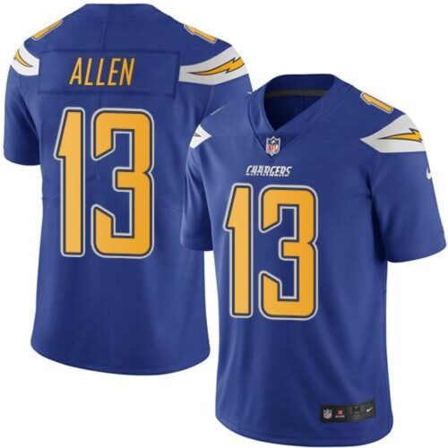 6861609a96e01_1 Chargers #13 Keenan Allen Electric Blue Youth Stitched NFL Limited Rush Jersey