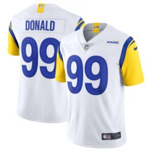 686160f842993_1 Youth Los Angeles Rams #99 Aaron Donald White Vapor Limited Stitched Jersey