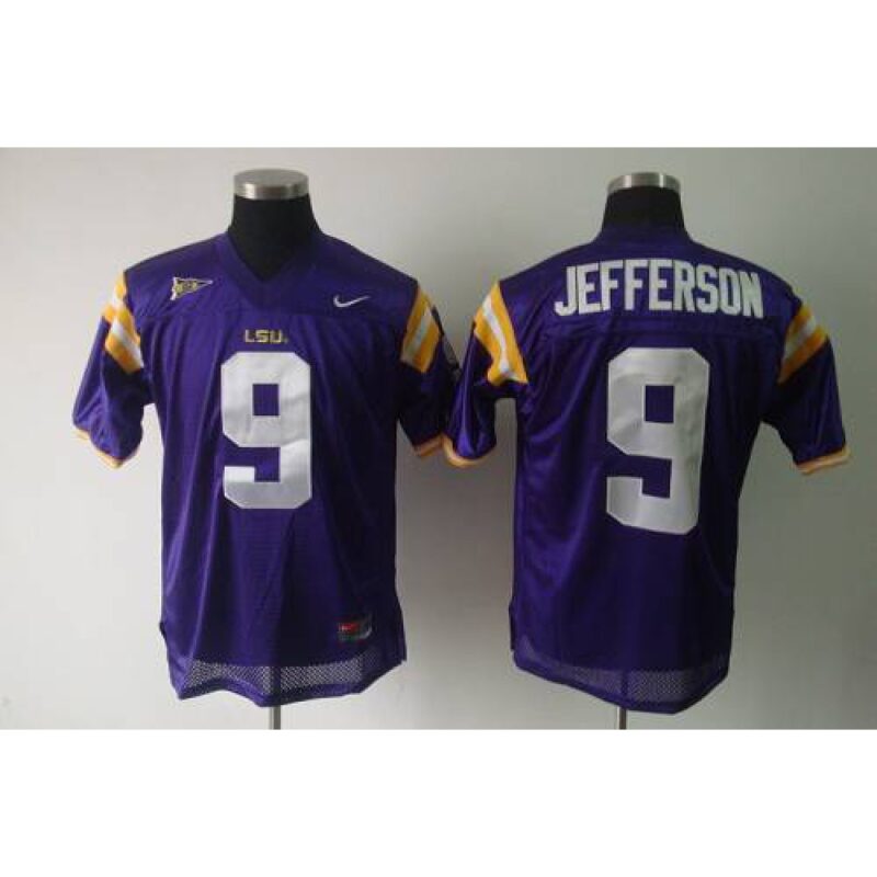 6861611136127_1 Toddlers LSU Tigers #9 Jordan Jefferson Purple Stitched Jersey