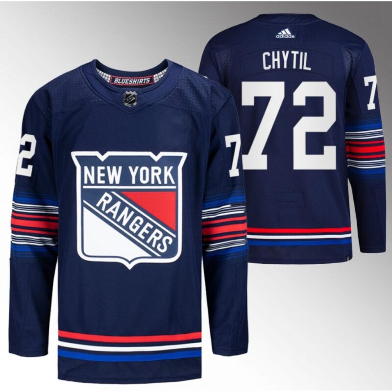 6861613e012d4_1 Men's New York Rangers #72 Filip Chytil Navy Stitched Jersey