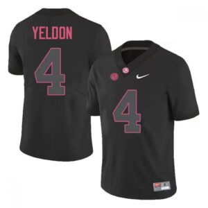 6861618b1546c_1 Men's Alabama Crimson Tide #4 T.J. Yeldon Black Stitched Football Jersey
