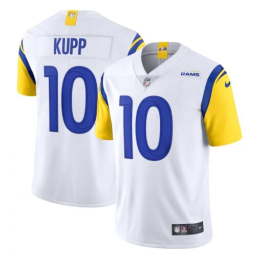 6861618b79e71_1 Men's Los Angeles Rams #10 Cooper Kupp 2021 White Vapor Untouchable Limited Alternate Stitched Jersey