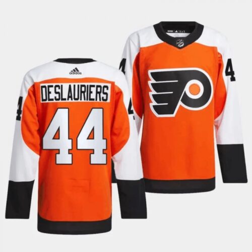 686161a01ea6e_1 Men's Philadelphia Flyers #44 Nicolas Deslauriers 2023/24 Orange Stitched Jersey