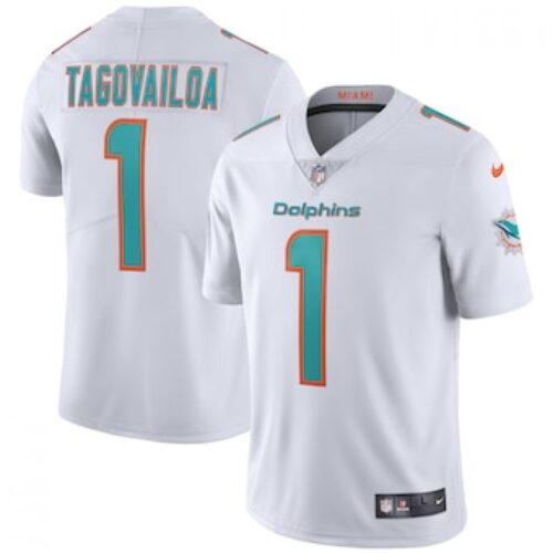 686161c51a888_1 Men's Miami Dolphins #1 Tua Tagovailoa White Vapor Limited Stitched NFL Jersey