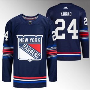 686161c7adcbf_1 Men's New York Rangers #24 Kaapo Kakko Navy Stitched Jersey