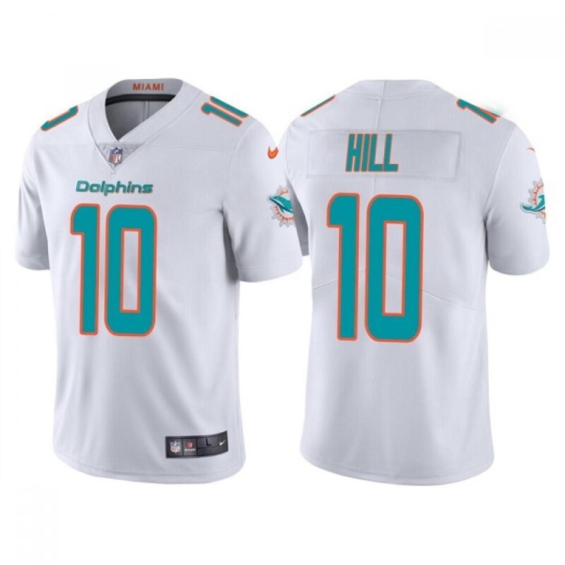 686161e868c74_1 Youth Miami Dolphins #10 Tyreek Hill White Vapor Untouchable Limited Stitched Jersey