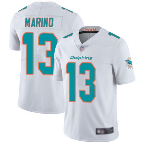 6861621695343_1 Men's Miami Dolphins #13 Dan Marino White Vapor Untouchable Player Limited Jersey