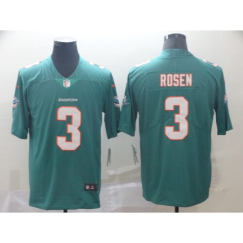6861622745648_1 Men's Miami Dolphins #3 Josh Rosen Aqua Green Vapor Untouchable NFL Limited Stitched Jersey