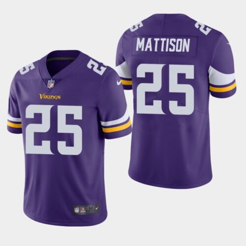 686162349f4f5_1 Men's Minnesota Vikings #25 Alexander Mattison Purple Vapor Untouchable Limited NFL Stitched Jersey