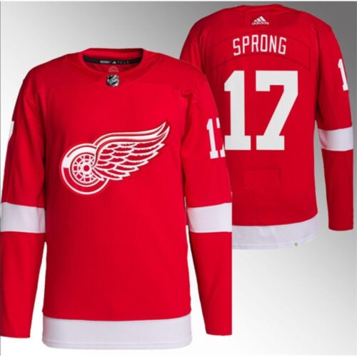 6861623cc0a72_1 Men's Detroit Red Wings #17 Daniel Sprong Red Stitched Jersey