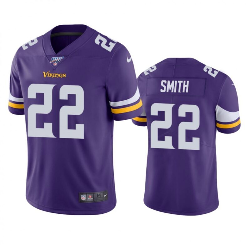 68616241883b2_1 Men's Minnesota Vikings #22 Harrison Smith Purple 2019 100th Season Vapor Untouchable Limited Stitched NFL Jersey