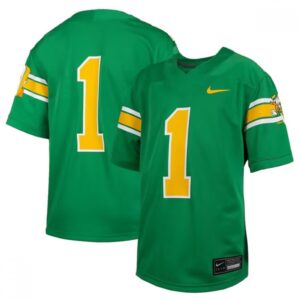 68616273c4432_1 Men's Oregon Ducks #1 Green Stitched Jersey