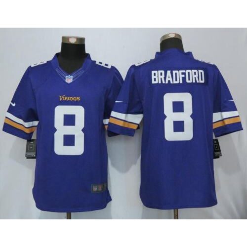 68616284c4c4e_1 Vikings #8 Sam Bradford Purple Team Color Men's Stitched NFL Limited Jersey