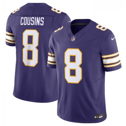 6861628cbcdac_1 Men's Minnesota Vikings #8 Kirk Cousins Purple 2023 F.U.S.E. Vapor Untouchable Limited Stitched Jersey