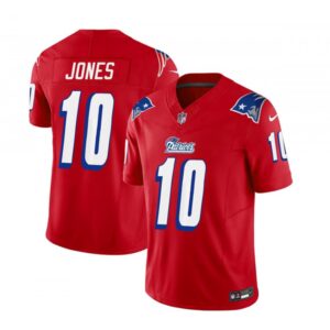 686162a471789_1 Men's New England Patriots #10 Mac Jones Red 2023 F.U.S.E. Throwback Limited Stitched Football Jersey